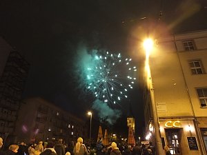 Feuerwerk am Martinstag