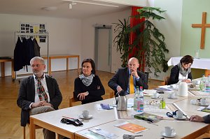 Landr&auml;tin in Ebeleben unterwegs