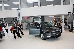Premiere f&uuml;r den neuen Fabia in Nordhausen