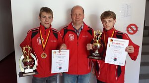 Richard Meinecke und Nikita Fokin, NSV Boxen, 3. Pl&auml;tze DM 2014