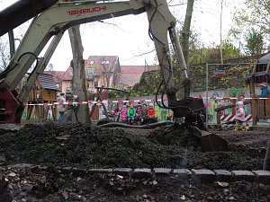 Baustelle &Ouml;kumenischer Kindergarten in Nordhausen