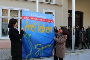 Nein zu Gewalt an Frauen