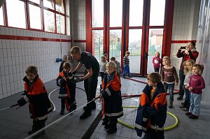 Zu Besuch bei der Feuerwehr