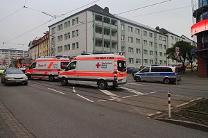Unfall auf der Rautenstra&szlig;e