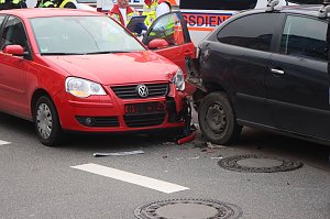 Unfall auf der Rautenstra&szlig;e