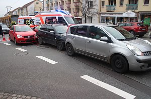Unfall auf der Rautenstra&szlig;e