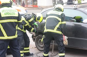Unfall auf der Rautenstra&szlig;e