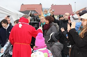 Auch in Jecha war der Weihnachtsmann