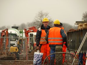 Szenen einer Baustelle