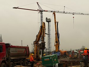 Szenen einer Baustelle