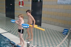 Schwimmkurs im Badehaus - 7. Stunde