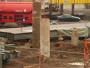 Szenen einer Baustelle