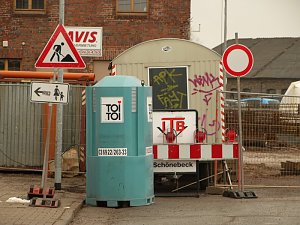 Szenen einer Baustelle
