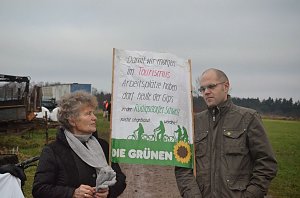 Protest gegen Probebohrungen