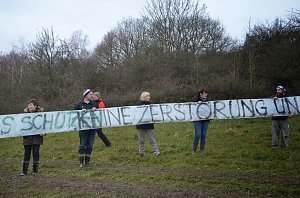 Protest gegen Probebohrungen