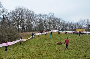 Protest gegen Probebohrungen
