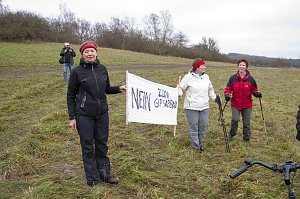 Protest gegen Probebohrungen