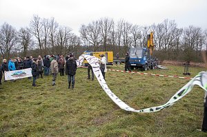 Protest gegen Probebohrungen