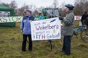 Protest gegen Probebohrungen
