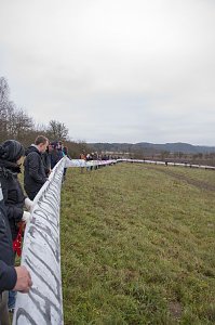 Protest gegen Probebohrungen