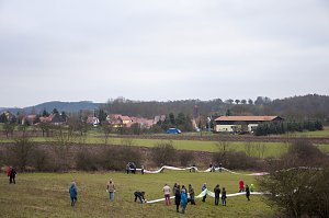 Protest gegen Probebohrungen