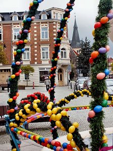 Osterbrunnen in Bleicherode 