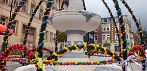 Osterbrunnen in Bleicherode 