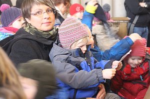 Im Nordh&auml;user Dom zeigte der &ouml;kumenische Kindergarten heute sein Krippenspiel