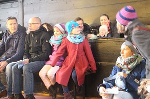 Im Nordh&auml;user Dom zeigte der &ouml;kumenische Kindergarten heute sein Krippenspiel