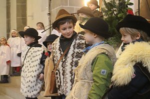 Im Nordh&auml;user Dom zeigte der &ouml;kumenische Kindergarten heute sein Krippenspiel