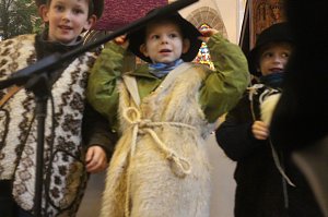 Im Nordh&auml;user Dom zeigte der &ouml;kumenische Kindergarten heute sein Krippenspiel