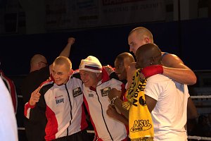 Boxnacht in der Ballspielhalle in Nordhausen