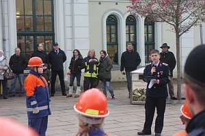 Das Friedenslicht aus Bethlehem ging heute auch in Nordhausen von Hand zu Hand