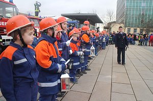 Das Friedenslicht aus Bethlehem ging heute auch in Nordhausen von Hand zu Hand
