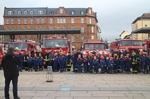 Das Friedenslicht aus Bethlehem ging heute auch in Nordhausen von Hand zu Hand