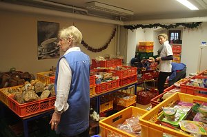 Einen Tag vor Weihnachten konnte sich die Nordh&auml;user Tafel &uuml;ber einige helfende H&auml;nde mehr freuen
