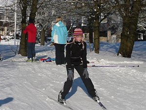 Training im Schnee