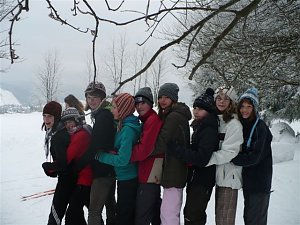 Training im Schnee