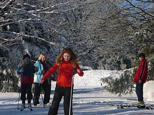 Training im Schnee