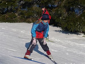 Training im Schnee