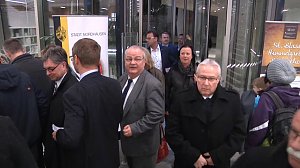 Im B&uuml;rgerhaus fand heute der Neujahrsempfang der Stadt Nordhausen und der Hochschule statt - als besonderer Gast konnte Ministerpr&auml;sident Ramelow begr&uuml;&szlig;t werden