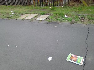 Weggeworfen