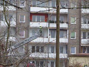Kellerbrand in der Halleschen Stra&szlig;e