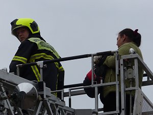 Kellerbrand in der Halleschen Stra&szlig;e