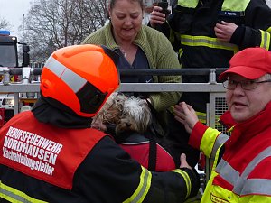 Kellerbrand in der Halleschen Stra&szlig;e