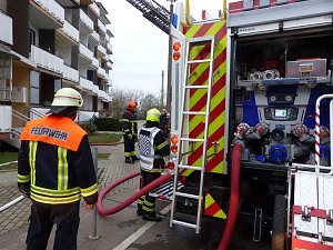 Kellerbrand in der Halleschen Stra&szlig;e