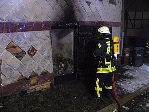 Brand in der Braustra&szlig;e in Bleicherode