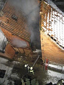 Brand in der Braustra&szlig;e in Bleicherode