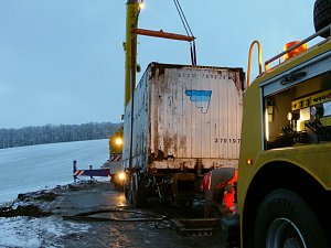 Letzte Arbeiten an der Unfallstelle