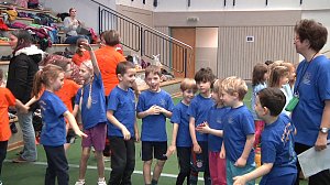 Kindergartensporttag in der Nordh&auml;user Wiedigsburghalle